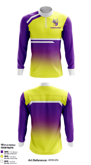 Quarter Zip Jacket, Winner High School Dance, , Teamtime, Team time, sublimation, custom sports apparel, team uniforms, spirit wear, spiritwear, sports uniforms, custom shirts, team store, custom team store, fundraiser sports, apparel fundraiser