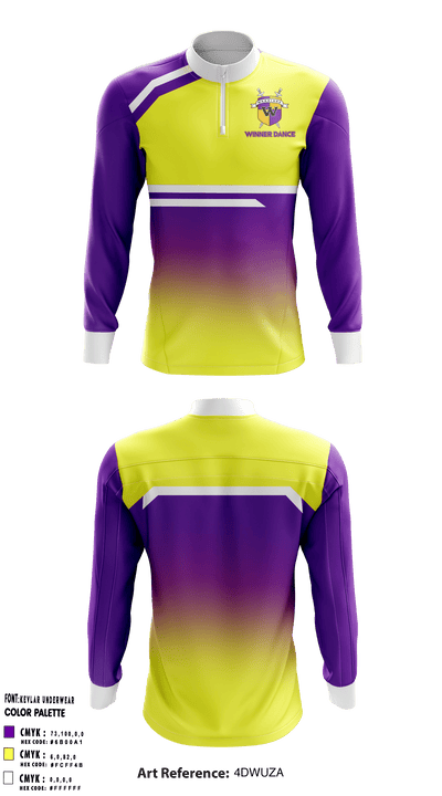 Winner High School Dance 81397679 Quarter Zip Jacket - 1