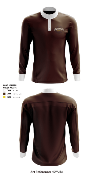 Quarter Zip Jacket, Waynedale High School Basketball, Women's Basketball, Teamtime, Team time, sublimation, custom sports apparel, team uniforms, spirit wear, spiritwear, sports uniforms, custom shirts, team store, custom team store, fundraiser sports, apparel fundraiser