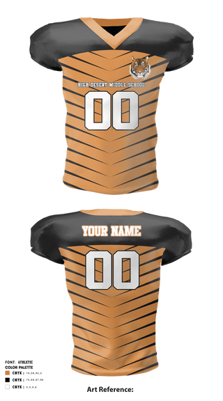 Football Jersey, High Desert Middle School Football, Football, Teamtime, Team time, sublimation, custom sports apparel, team uniforms, spirit wear, spiritwear, sports uniforms, custom shirts, team store, custom team store, fundraiser sports, apparel fundraiser