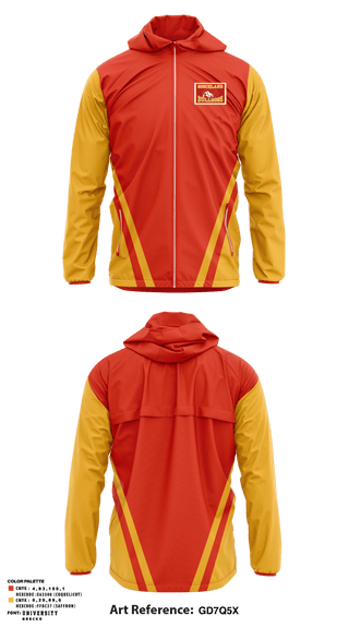 Windbreaker, Goochland High School Lacrosse, Men's Lacrosse, Teamtime, Team time, sublimation, custom sports apparel, team uniforms, spirit wear, spiritwear, sports uniforms, custom shirts, team store, custom team store, fundraiser sports, apparel fundraiser