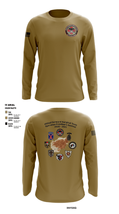402nd Forward Surgical Team 1621441 Long Sleeve Shooting Shirt - 5