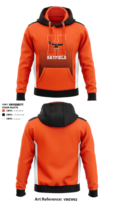 Hayfield Secondary School Golf 92876987 Hoodie - 1