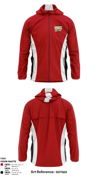 Windbreaker, SW Ohio Sports, Spirit Store, Teamtime, Team time, sublimation, custom sports apparel, team uniforms, spirit wear, spiritwear, sports uniforms, custom shirts, team store, custom team store, fundraiser sports, apparel fundraiser