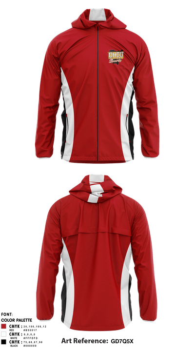 SW Ohio Sports 29211891 Windbreaker - 1