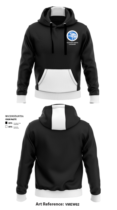Pleasant Grove High School Lacrosse 63256449 Hoodie - 2