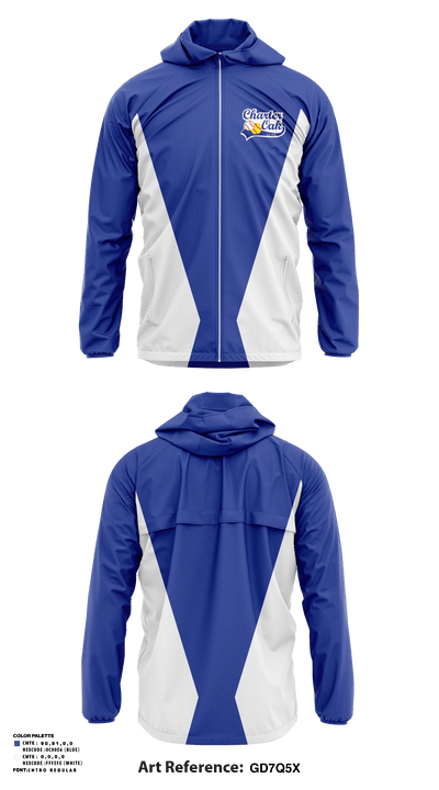 Charter Oak Youth Baseball And Softball 70419749 Windbreaker - 1