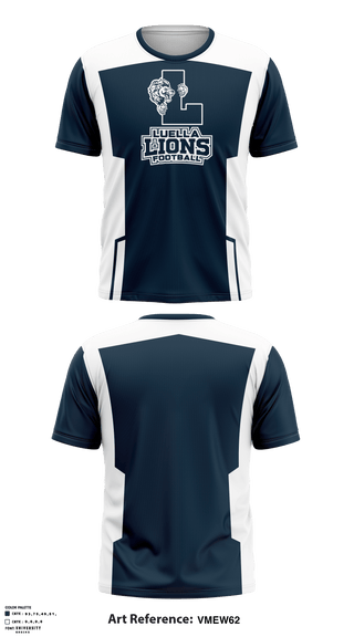 Short Sleeve Performance Shirt, Luella Lions Flag Football, School Spirit Store, Teamtime, Team time, sublimation, custom sports apparel, team uniforms, spirit wear, spiritwear, sports uniforms, custom shirts, team store, custom team store, fundraiser sports, apparel fundraiser