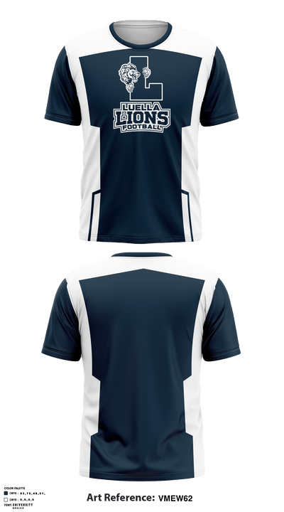 Luella Lions Football 83784598 Short Sleeve Performance Shirt - 2