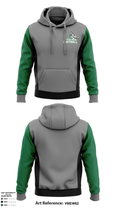 Waterbury Knights Football & Cheer 25806965 Hoodie - 3