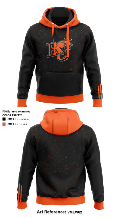 Baker University Wrestling 44034728 Hoodie - 1