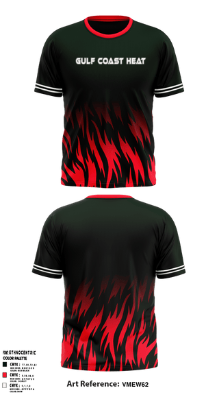 Short Sleeve Performance Shirt, Gulf Coast Heat, Women's Basketball, Teamtime, Team time, sublimation, custom sports apparel, team uniforms, spirit wear, spiritwear, sports uniforms, custom shirts, team store, custom team store, fundraiser sports, apparel fundraiser