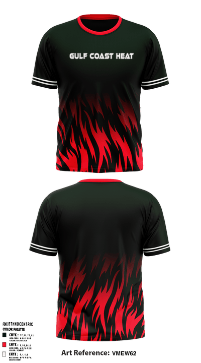 Gulf Coast Heat 59266232 Short Sleeve Performance Shirt - 1