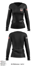 276th engineer company 74055705 Women's Long Sleeve V-neck Shirt - 3