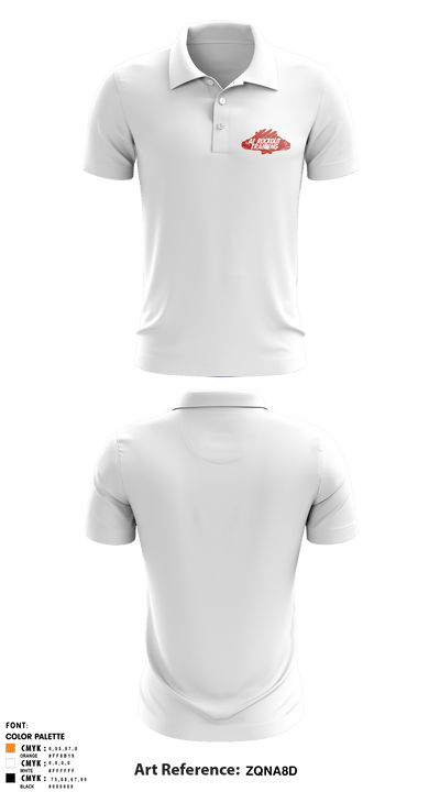 A1RockOut Training 96332002 Short Sleeve Performance Polo - 4