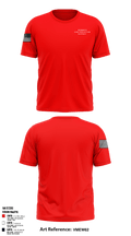 Bismarck fire protection district 89922865 Short Sleeve Performance Shirt - 1