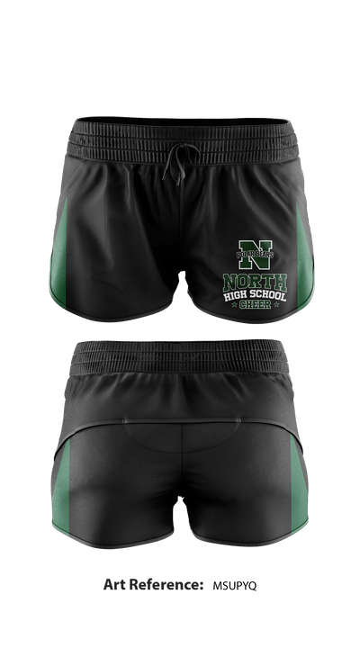 North High School Cheer 76587245 Women's Shorts - 1