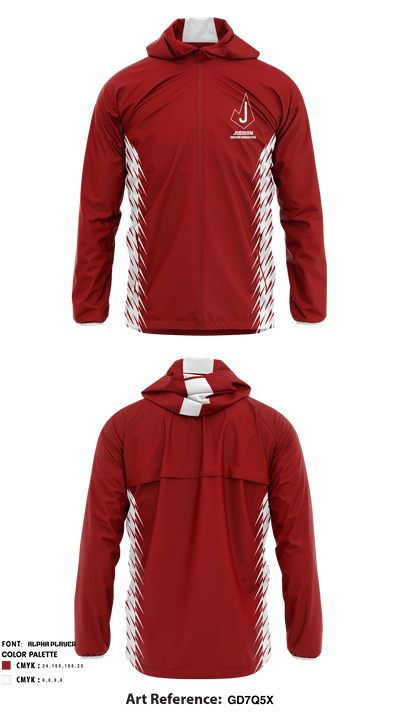 Judson High School Cross Country 60220536 Windbreaker - 1
