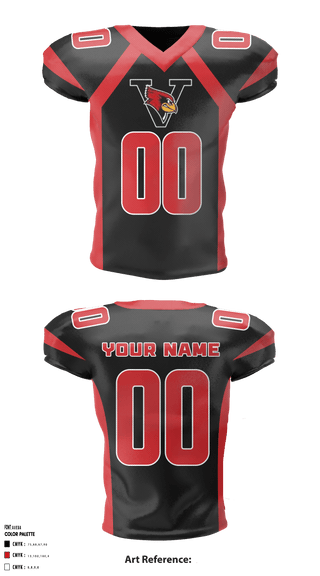 Football Jersey, Verdigris Youth Football and Cheer, Football, Teamtime, Team time, sublimation, custom sports apparel, team uniforms, spirit wear, spiritwear, sports uniforms, custom shirts, team store, custom team store, fundraiser sports, apparel fundraiser