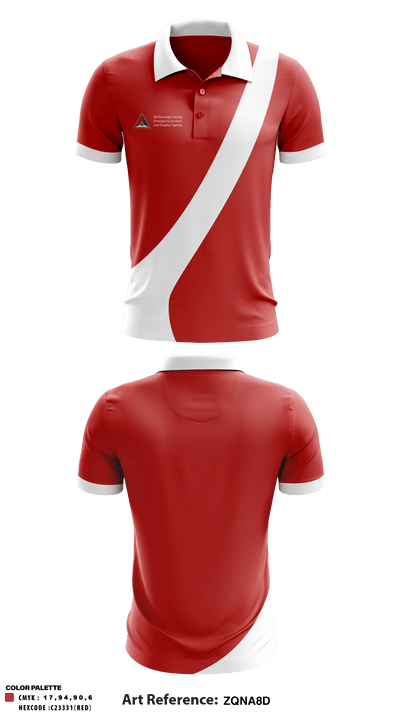 McDonough Esda 16219471 Short Sleeve Performance Polo - 1