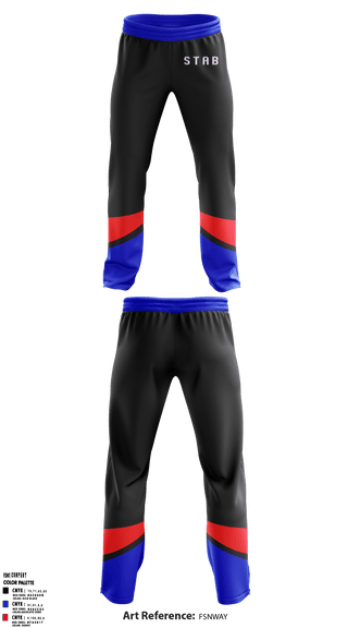 Sweatpants, STAB, Ice Hockey, Teamtime, Team time, sublimation, custom sports apparel, team uniforms, spirit wear, spiritwear, sports uniforms, custom shirts, team store, custom team store, fundraiser sports, apparel fundraiser