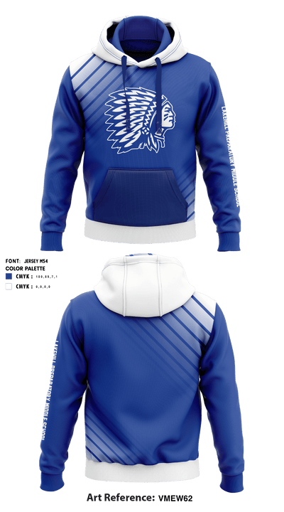 Lakehill Preparatory Middle School Cross Country 25453411 Hoodie - 1