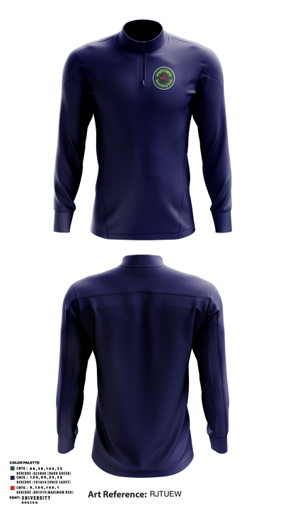 Amphi Legacy Wrestling Club 71655946 Quarter Zip Jacket - 4
