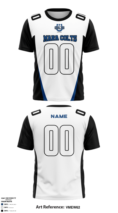 Mara Colts 58187834 Short Sleeve Performance Shirt - 4