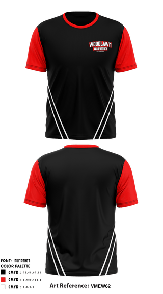 Short Sleeve Performance Shirt, Woodlawn Warriors, Men's Lacrosse, Teamtime, Team time, sublimation, custom sports apparel, team uniforms, spirit wear, spiritwear, sports uniforms, custom shirts, team store, custom team store, fundraiser sports, apparel fundraiser