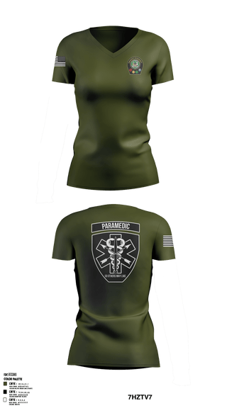 Women's Short Sleeve Vneck Shirt, , Fire Department, Teamtime, Team time, sublimation, custom sports apparel, team uniforms, spirit wear, spiritwear, sports uniforms, custom shirts, team store, custom team store, fundraiser sports, apparel fundraiser