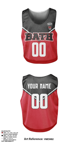 Mens Lacrosse Pinnie, Bathlacrosse, Men's Lacrosse, Teamtime, Team time, sublimation, custom sports apparel, team uniforms, spirit wear, spiritwear, sports uniforms, custom shirts, team store, custom team store, fundraiser sports, apparel fundraiser
