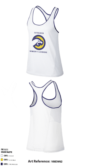 Women's Track Singlet, Jayhawks lacrosse, Women's Lacrosse, Teamtime, Team time, sublimation, custom sports apparel, team uniforms, spirit wear, spiritwear, sports uniforms, custom shirts, team store, custom team store, fundraiser sports, apparel fundraiser