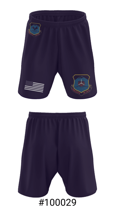 Oregon Wing CAP 9420662 Athletic Shorts With Pockets - 25