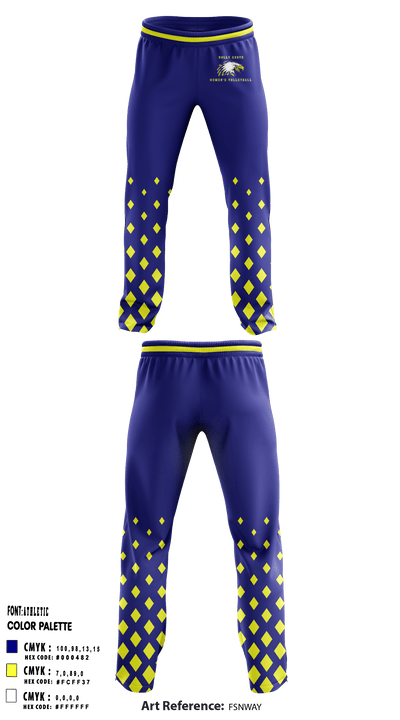 Holly Grove Volleyball 46763654 Sweatpants - 1