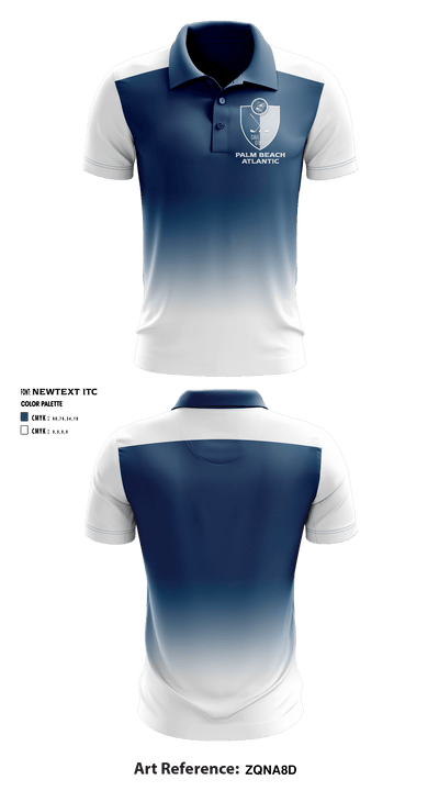 Palm Beach Atlantic University Golf 13723448 Short Sleeve Performance Polo - 1