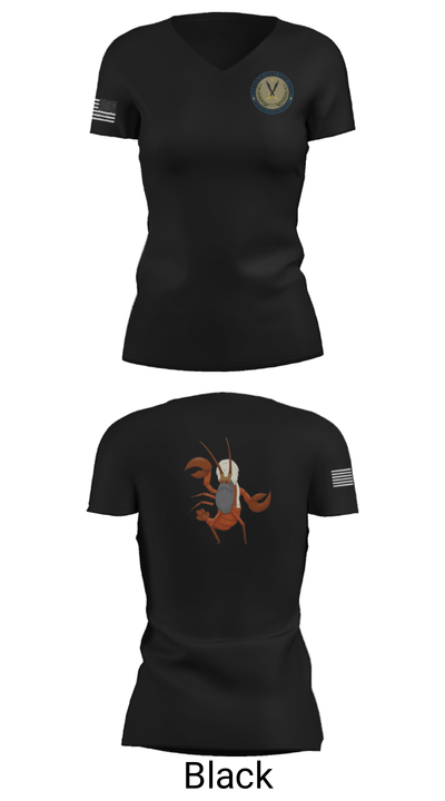 JTF MED 32 22428935 Women's Short Sleeve V-neck Shirt - 21