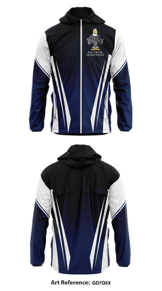 Windbreaker, Elk Creek Elementary, School Spirit Store, Teamtime, Team time, sublimation, custom sports apparel, team uniforms, spirit wear, spiritwear, sports uniforms, custom shirts, team store, custom team store, fundraiser sports, apparel fundraiser