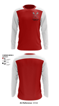 Falls Church Youth Lacrosse Club 59201486 Long Sleeve Performance Shirt - 1