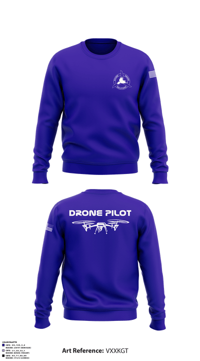 Raven Drone Solutions 1320053 Crew Neck Sweatshirt - 1
