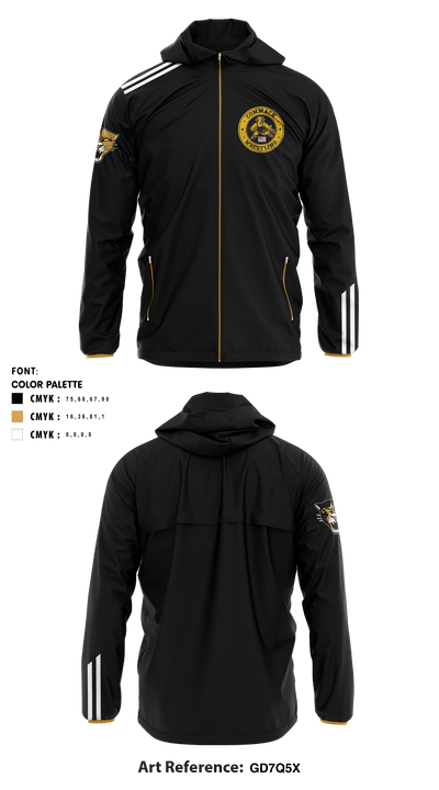 Commack High School Wrestling 82266688 Windbreaker - 1