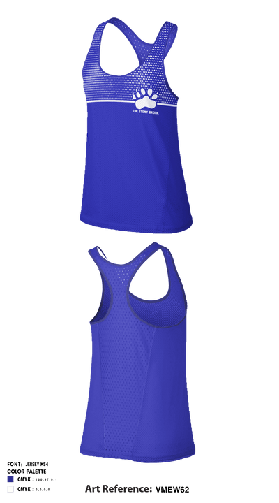 The Stony Brook School Cross Country 88084851 Tank Top - 3
