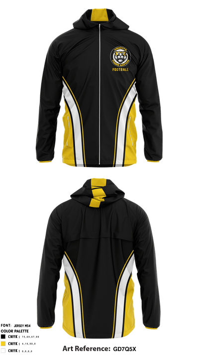 Cleveland Heights High School Football 61040055 Windbreaker - 1