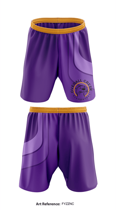Overall Creek Elementary 51873775 Athletic Shorts With Pockets - 1
