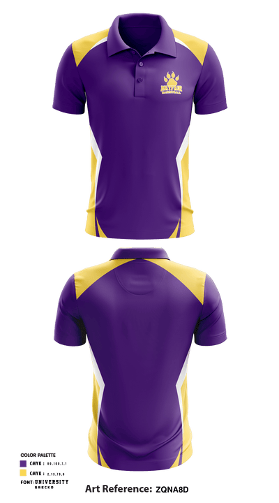 Mayfair Laboratory School Basketball 61848734 Short Sleeve Performance Polo - 1