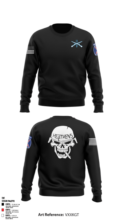 Heathens 69167047 Crew Neck Sweatshirt - 1