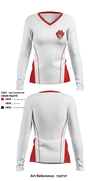 Long Sleeve Performance Shirt, Colleyville Heritage High School Cheer, , Teamtime, Team time, sublimation, custom sports apparel, team uniforms, spirit wear, spiritwear, sports uniforms, custom shirts, team store, custom team store, fundraiser sports, apparel fundraiser