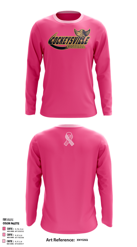 Long Sleeve Performance Shirt, Cockeysville Eagles Football, Football, Teamtime, Team time, sublimation, custom sports apparel, team uniforms, spirit wear, spiritwear, sports uniforms, custom shirts, team store, custom team store, fundraiser sports, apparel fundraiser