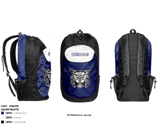 Gear Bag, White Pine High School Football, Football, Teamtime, Team time, sublimation, custom sports apparel, team uniforms, spirit wear, spiritwear, sports uniforms, custom shirts, team store, custom team store, fundraiser sports, apparel fundraiser