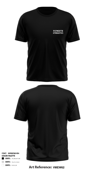 Plymouth Gymnastics 52029102 Short Sleeve Performance Shirt - 3