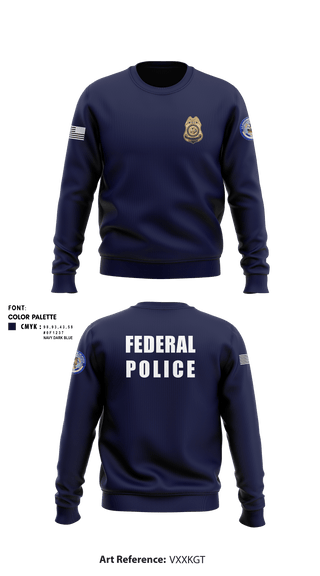Crew Neck Sweatshirt, , Police, Teamtime, Team time, sublimation, custom sports apparel, team uniforms, spirit wear, spiritwear, sports uniforms, custom shirts, team store, custom team store, fundraiser sports, apparel fundraiser